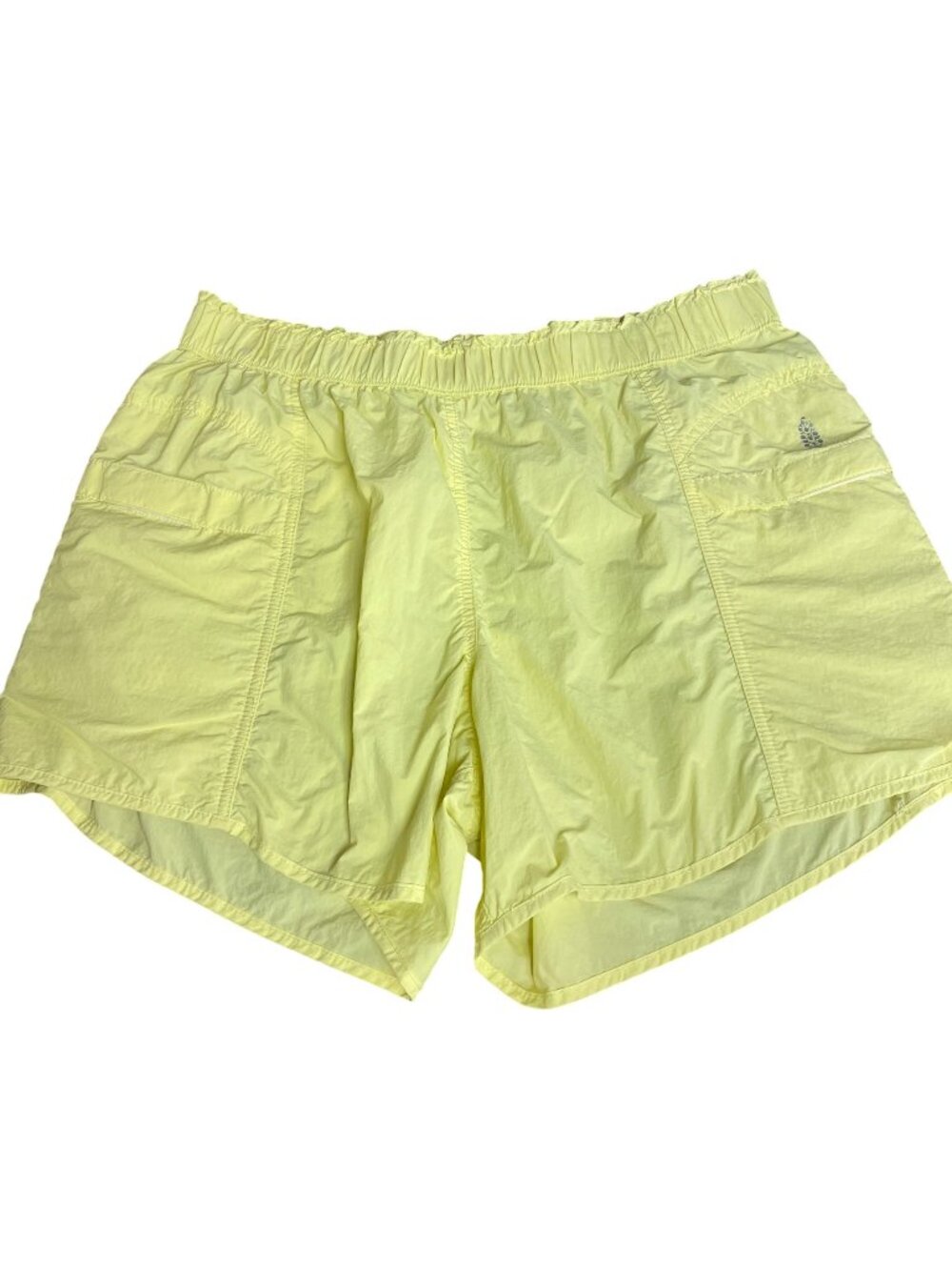 Free People Yellow Athletic Shorts
